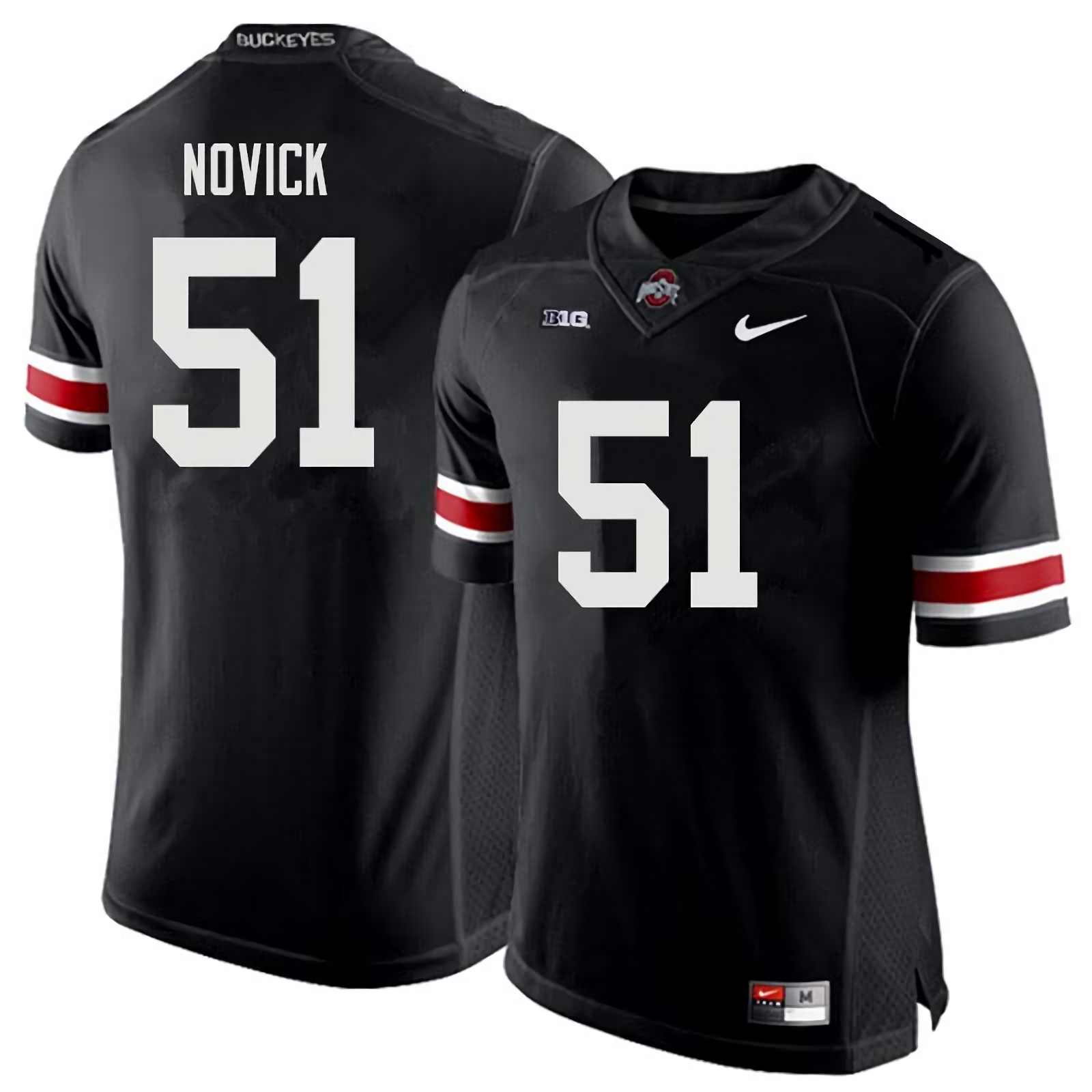 Brett Novick Ohio State Buckeyes Men's NCAA #51 Nike Black College Stitched Football Jersey ATH1056DE